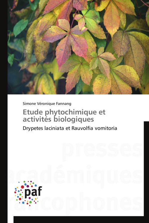 Produktbild: Etude phytochimique et activit&eacute;s biologiques