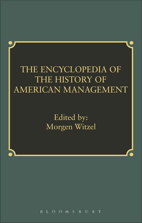 Produktbild: Encyclopedia of History of American Management