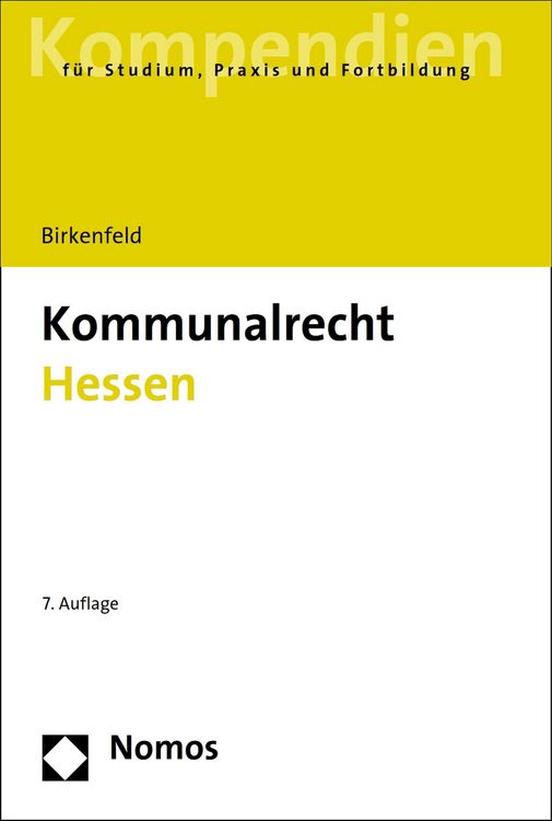 Produktbild: Kommunalrecht Hessen