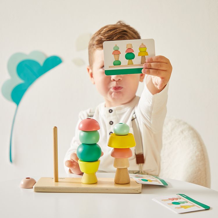Produktbild: 4-teiliges Lernspielzeug-Set ab 3 Jahren mit Emotionspuzzle & Musikspiel
