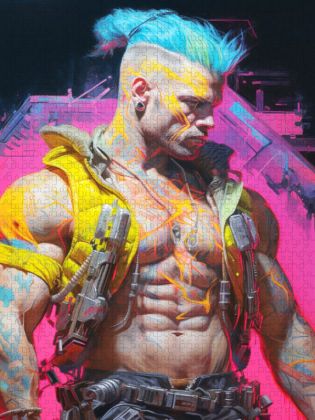 Produktbild: CALVENDO Puzzle Techno Wizard | 1000 Teile Lege-Gr&ouml;&szlig;e 64x48cm Foto-Puzzle f&uuml;r gl&uuml;ckliche Stunden