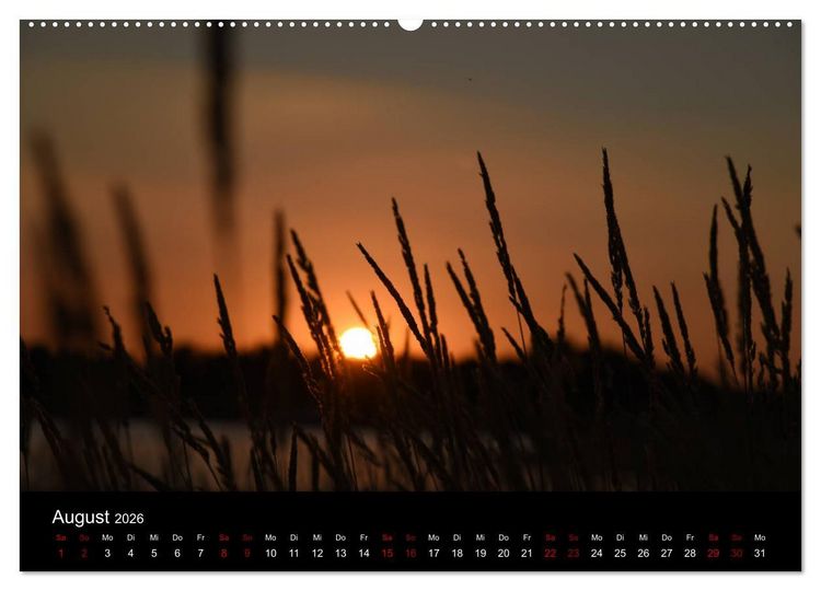 Produktbild: Niederrheinischer Himmel (hochwertiger Premium Wandkalender 2026 DIN A2 quer), Kunstdruck in Hochglanz