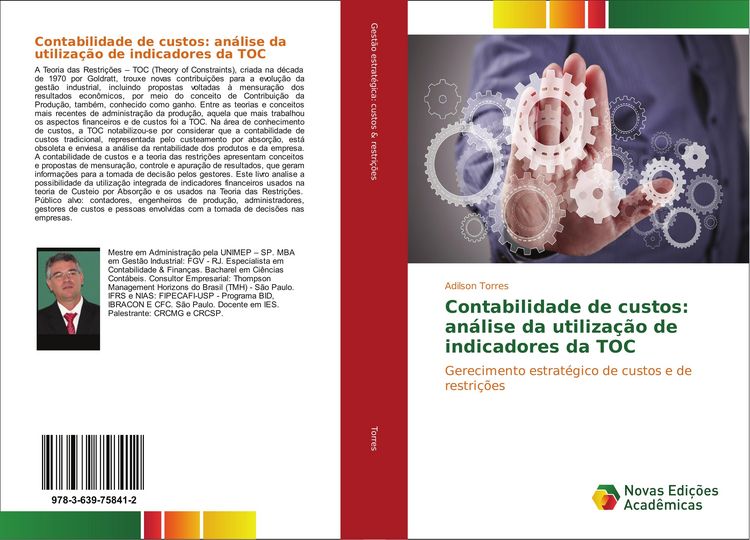 Produktbild: Contabilidade de custos: an&aacute;lise da utiliza&ccedil;&atilde;o de indicadores da TOC
