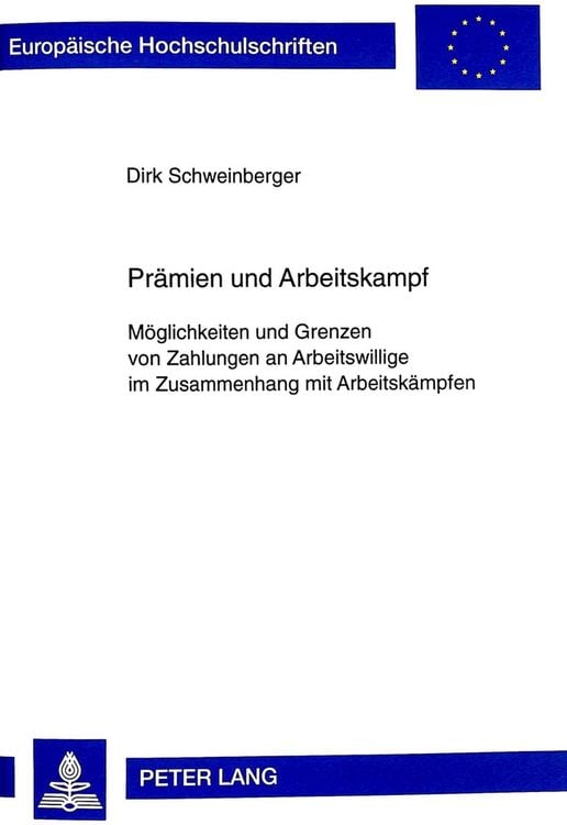 Produktbild: Pr&auml;mien und Arbeitskampf