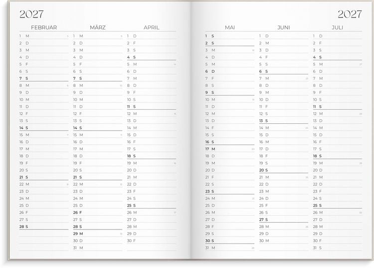 Produktbild: Student Planner A5 26/27 Beige