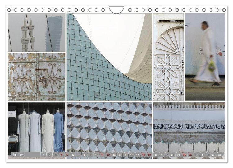 Produktbild: Saudi Arabiens Farben (Wandkalender 2026 DIN A4 quer), CALVENDO Monatskalender