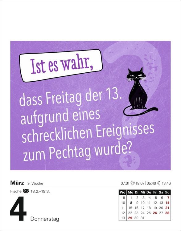 Produktbild: Ist es wahr, dass ...? Tagesabrei&szlig;kalender 2027 - Alltagswissen auf dem Pr&uuml;fstand
