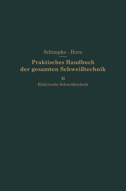Produktbild: Elektrische Schwei&szlig;technik