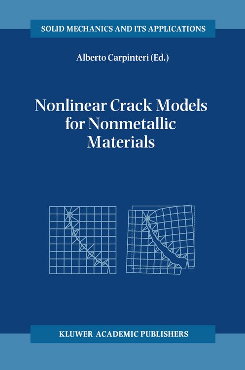 Produktbild: Nonlinear Crack Models for Nonmetallic Materials