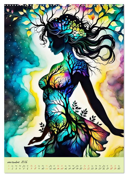 Produktbild: L'&eacute;l&eacute;gance de la nature (Calendrier mural 2026 DIN A2 horizontal), CALVENDO calendrier mensuel