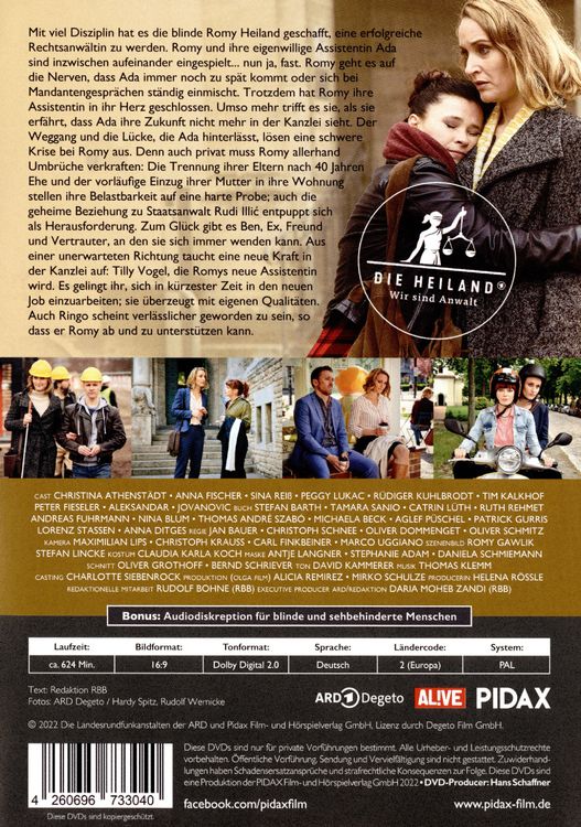 Produktbild: Die Heiland - Wir sind Anwalt, Staffel 3 / Weitere dreizehn Folgen der Erfolgsserie [4 DVDs]