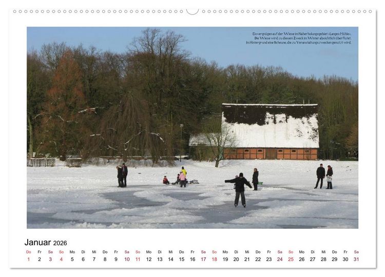 Produktbild: Rosenstadt Uetersen (Wandkalender 2026 DIN A2 quer), CALVENDO Monatskalender