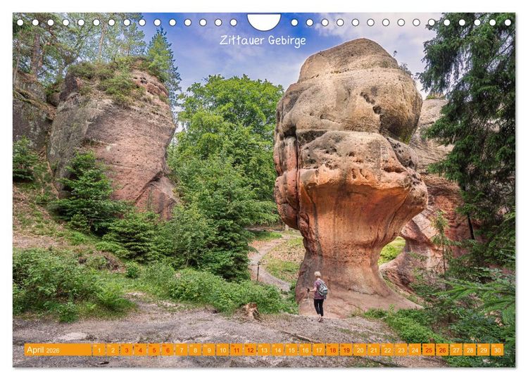 Produktbild: Mitteldeutschland - Landschaft und Kulturdenkmale (Wandkalender 2026 DIN A4 quer), CALVENDO Monatskalender