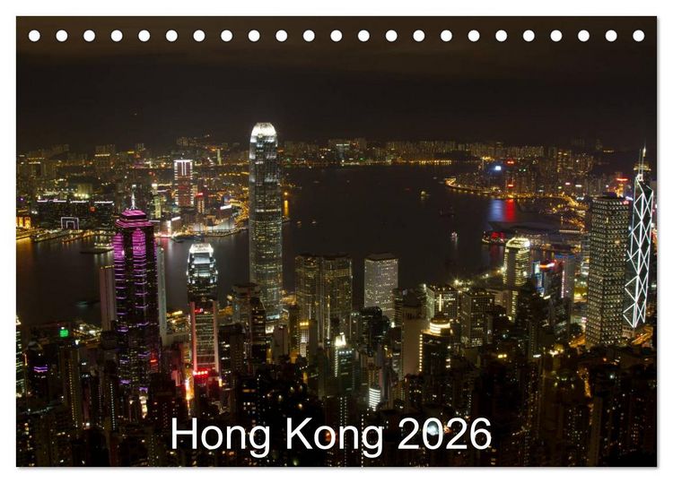 Produktbild: Hong Kong 2026 (Tischkalender 2026 DIN A5 quer), CALVENDO Monatskalender