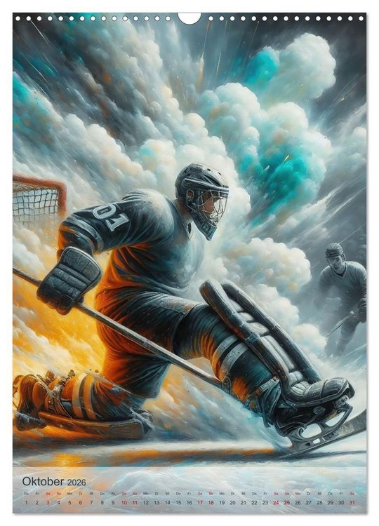 Produktbild: NEVER STOP THE SPORT (Wandkalender 2026 DIN A3 hoch), CALVENDO Monatskalender