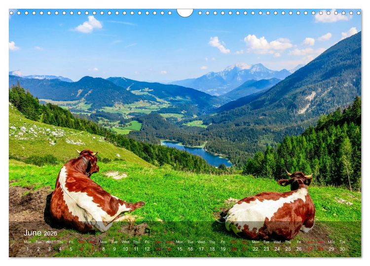 Produktbild: German and Austrian Alps (Wall Calendar 2026 DIN A3 landscape), CALVENDO 12 Month Wall Calendar