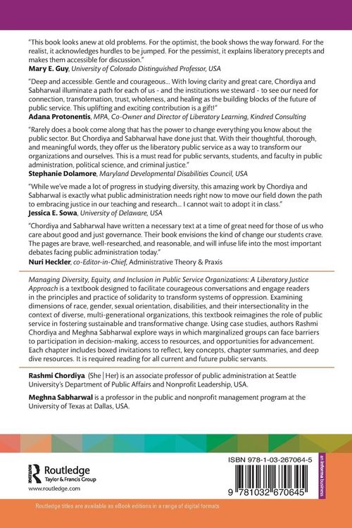 Produktbild: Managing Diversity, Equity, and Inclusion in Public Service Organizations