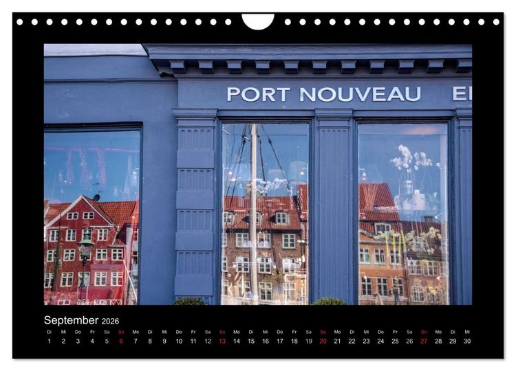 Produktbild: Kopenhagen (Wandkalender 2026 DIN A4 quer), CALVENDO Monatskalender