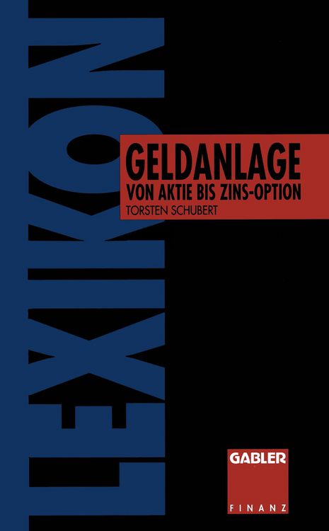 Produktbild: Lexikon Geldanlage