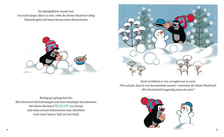 Produktbild: Der kleine Maulwurf und der Schneemann