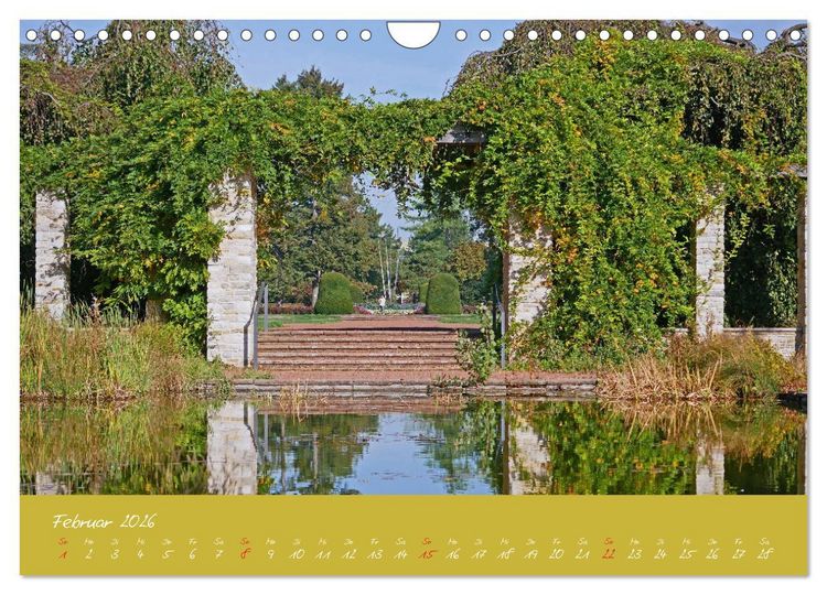 Produktbild: D&uuml;sseldorfer Nordpark (Wandkalender 2026 DIN A4 quer), CALVENDO Monatskalender