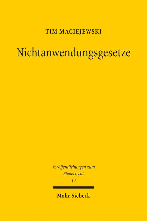 Produktbild: Nichtanwendungsgesetze