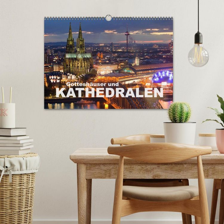 Produktbild: Gottesh&auml;user und Kathedralen (Wandkalender 2026 DIN A3 quer), CALVENDO Monatskalender