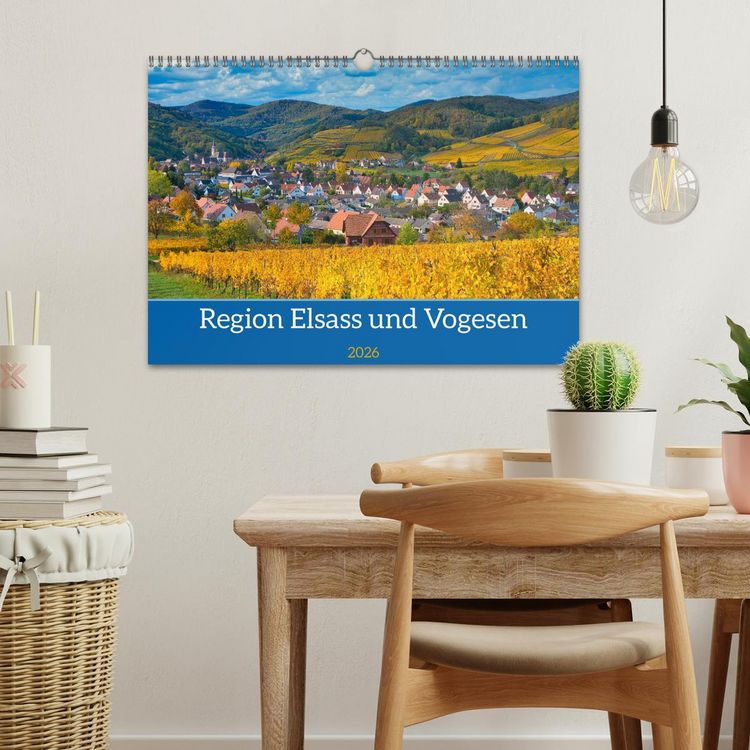 Produktbild: Region Elsass und Vogesen (Wandkalender 2026 DIN A3 quer), CALVENDO Monatskalender