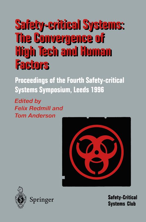 Produktbild: Safety-Critical Systems: The Convergence of High Tech and Human Factors