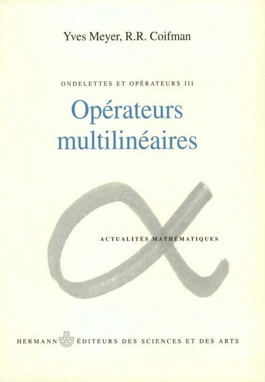 Produktbild: Ondelettes et operateurs, volume 3
