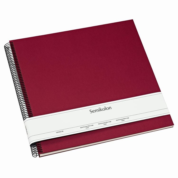 Bild vom Artikel Spiral Economy Album Large cream burgundy vom Autor 