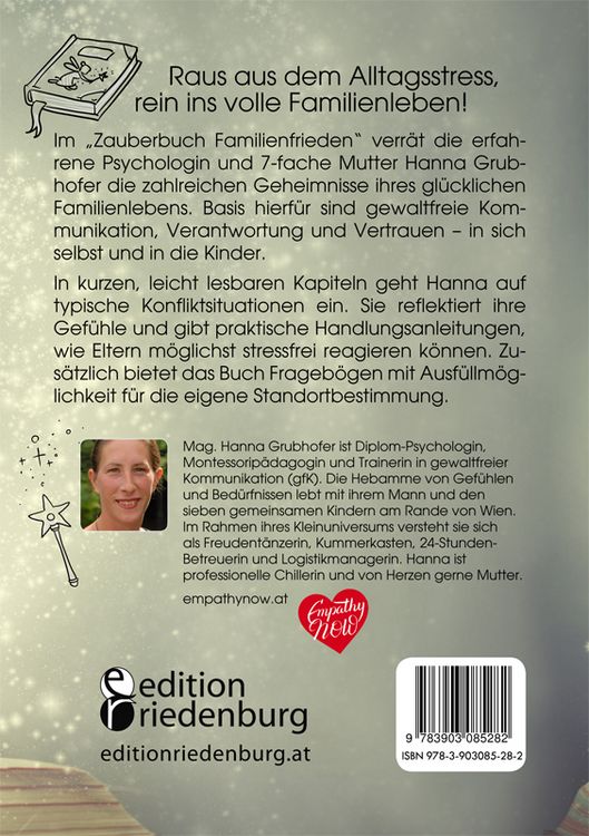 Produktbild: Zauberbuch Familienfrieden - Die magische Wirkung der gewaltfreien Kommunikation und des Vertrauens
