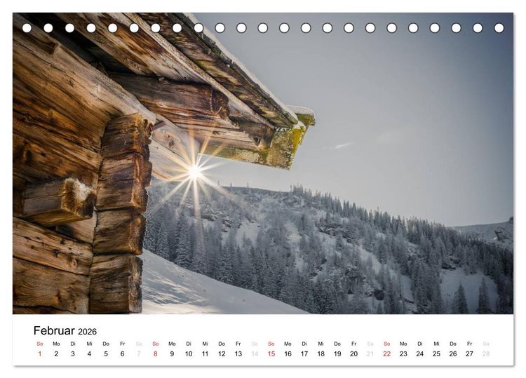 Produktbild: Tirol &ndash; Impressionen aus dem Alpenland (Tischkalender 2026 DIN A5 quer), CALVENDO Monatskalender