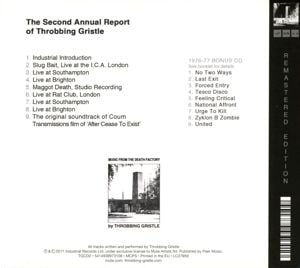 Produktbild: The Second Annual Report Of Throbbing Gristle/2CD