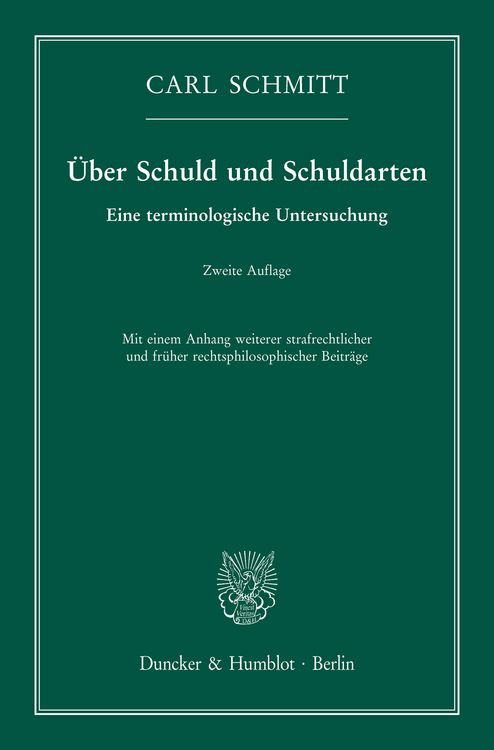 Produktbild: &Uuml;ber Schuld und Schuldarten.