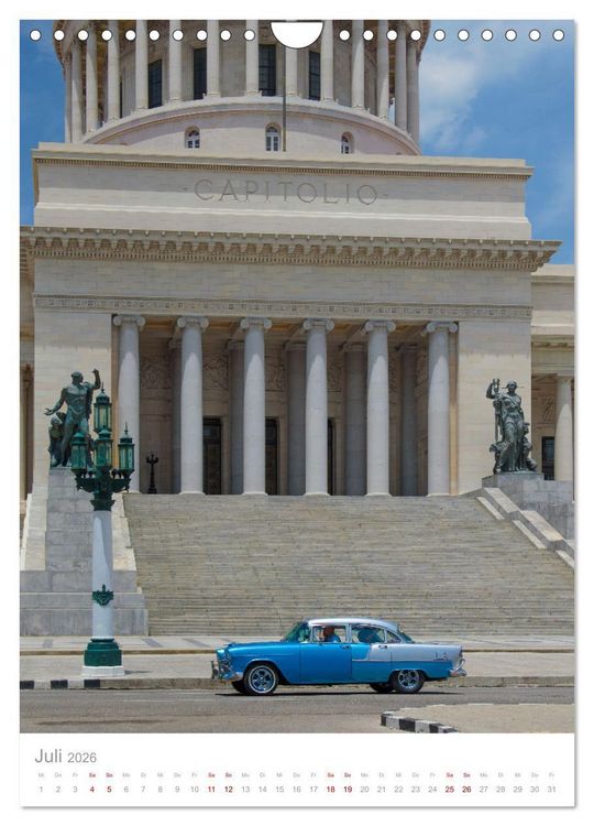 Produktbild: Old Cars of Cuba (Wandkalender 2026 DIN A4 hoch), CALVENDO Monatskalender