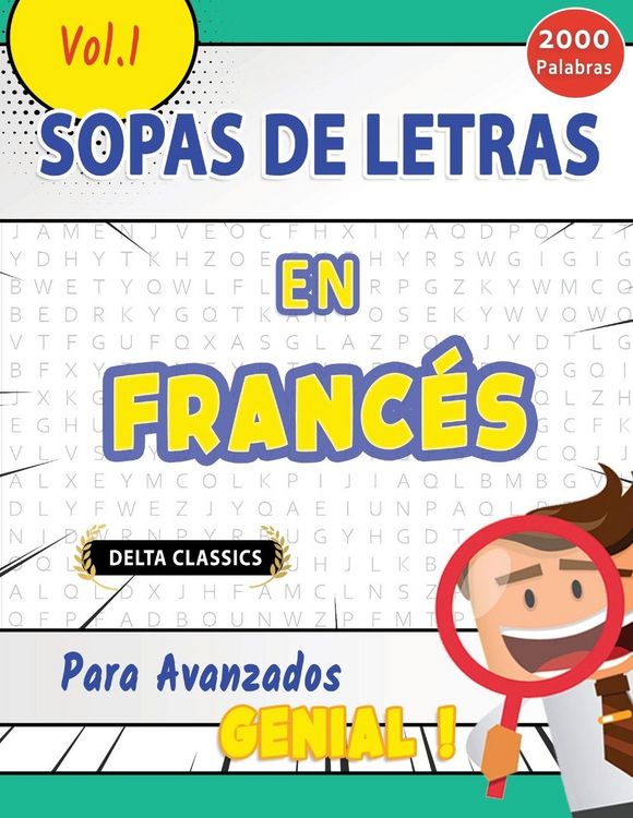 Produktbild: SOPA DE LETRAS EN EL FRANC&Eacute;S PARA AVANZADOS - GENIAL! VOL.1 - DELTA CLASSICS