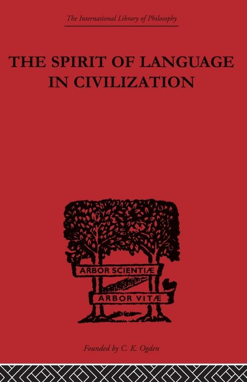 Produktbild: The Spirit of Language in Civilization