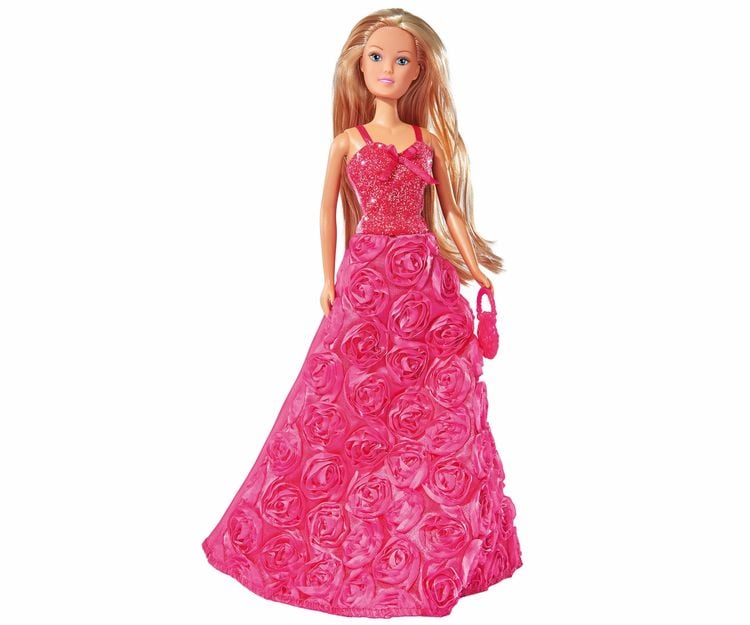 Produktbild: Puppe Steffi Love Princess Gala Fashion rot rosa 2fach sortiert