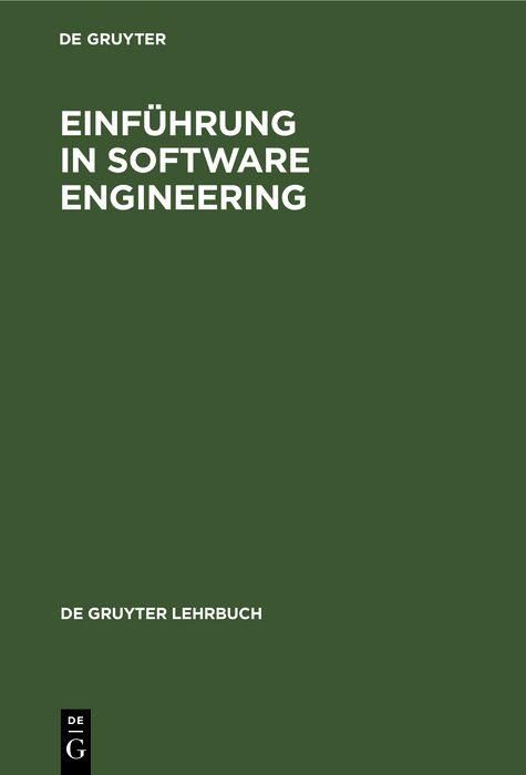 Produktbild: Einf&uuml;hrung in Software Engineering