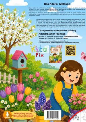 Produktbild: KitaFix Malbuch Fr&uuml;hling
