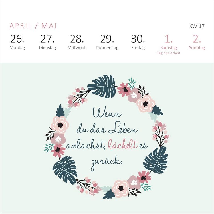 Produktbild: Mini-Wochenkalender Sei frech, wild und wunderbar! 2027