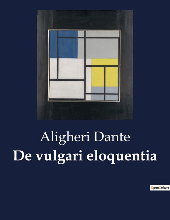 Produktbild: De vulgari eloquentia