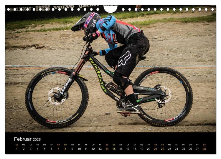 Produktbild: Downhill Racing 2026 (Wandkalender 2026 DIN A4 quer), CALVENDO Monatskalender