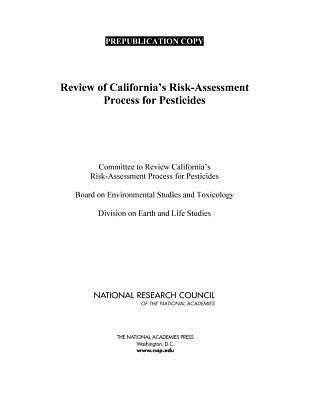 Produktbild: Review of California's Risk-Assessment Process for Pesticides