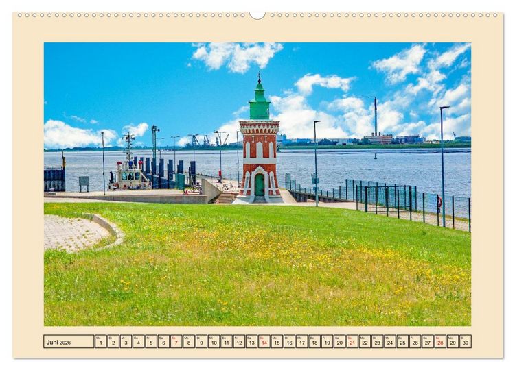 Produktbild: Norddeutsches Meerleuchten (Wandkalender 2026 DIN A2 quer), CALVENDO Monatskalender