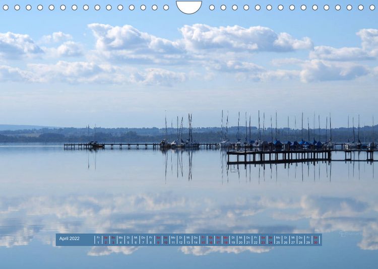 Produktbild: Niedersachsens gr&ouml;&szlig;te Seen (Wandkalender 2022 DIN A4 quer)
