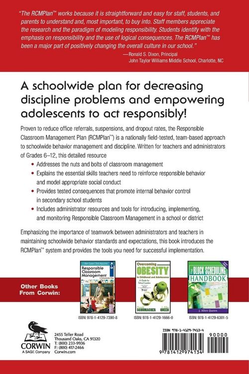 Produktbild: Responsible Classroom Management, Grades 6-12