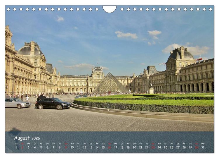 Produktbild: Paris (Wandkalender 2026 DIN A4 quer), CALVENDO Monatskalender
