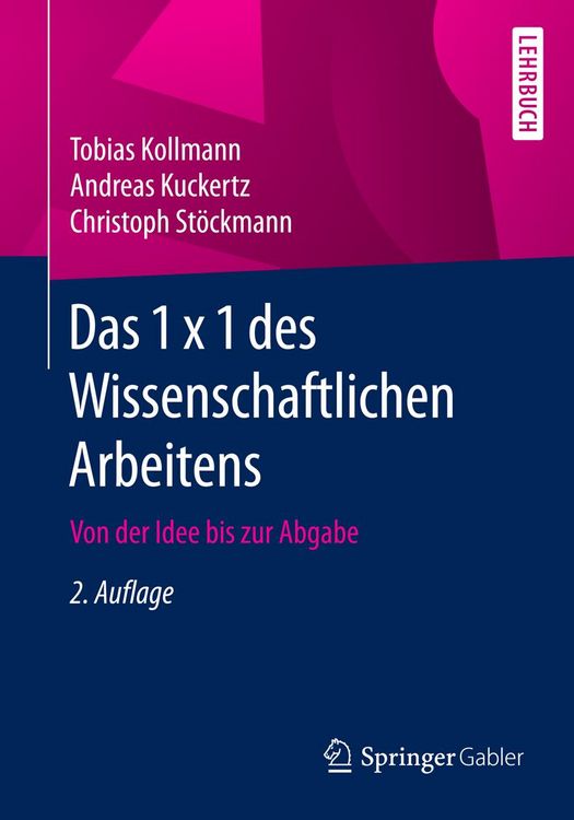Produktbild: Das 1 x 1 des Wissenschaftlichen Arbeitens